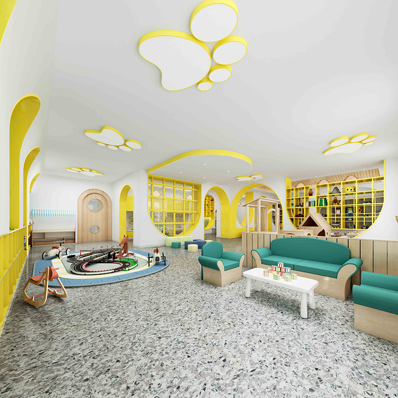 杭州少兒培訓機構裝修設計效果圖