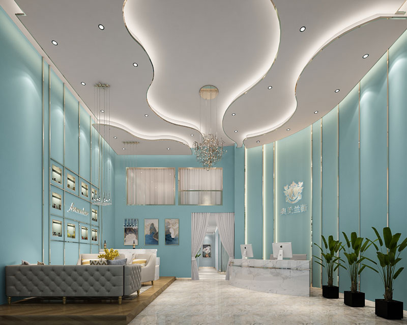 奧美蘭薇美容院設計裝修風格